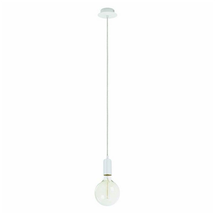 Lámpara Colgante A TU ESTILO IP20 E27 blanco
