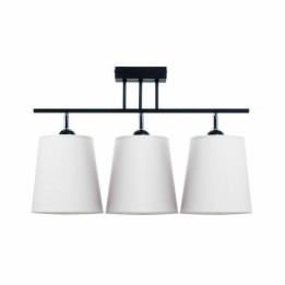 Plafón A TU ESTILO IP20 3xE27 negro