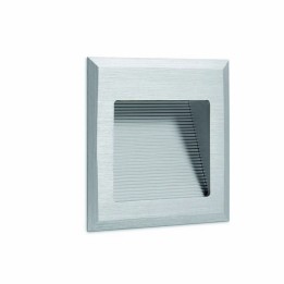 Lámpara empotrable WINDOW2 IP44 LED3W 160lm aluminio anodizado 3000K