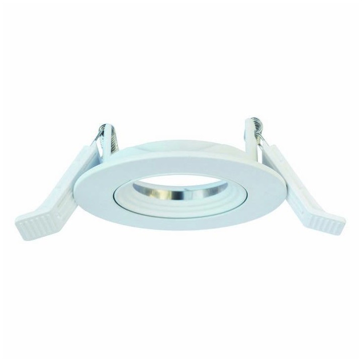 Lámpara empotrable redonda INELø90 IP20 blanco / cristal