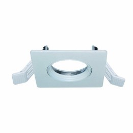 Lámpara empotrable cuadrada INEL ø90 IP20 blanco / cristal