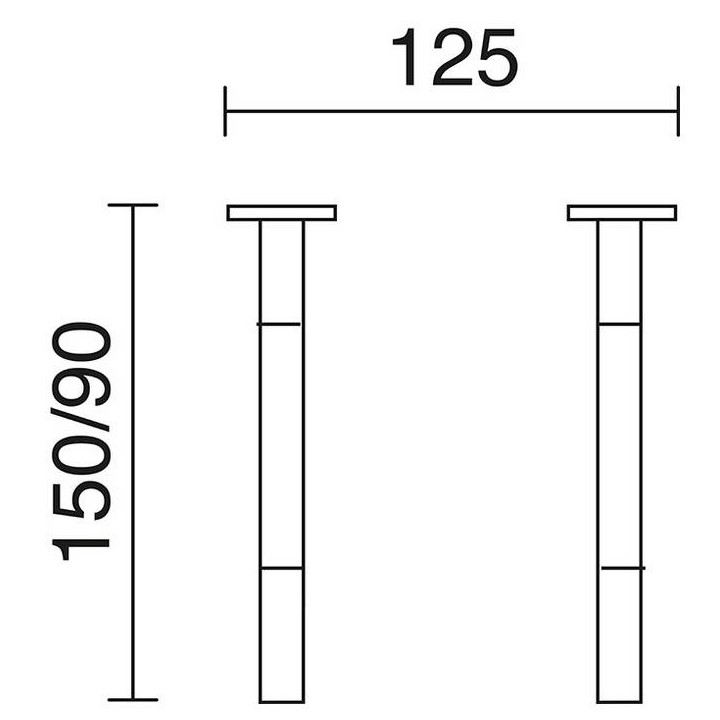 Distanciadores techo KABLE12 Gris 