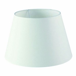 Pantalla para lámparas cónica ø30cm algodón  blanco