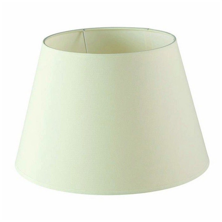 Pantalla para lámparas cónica ø30cm algodón  beige