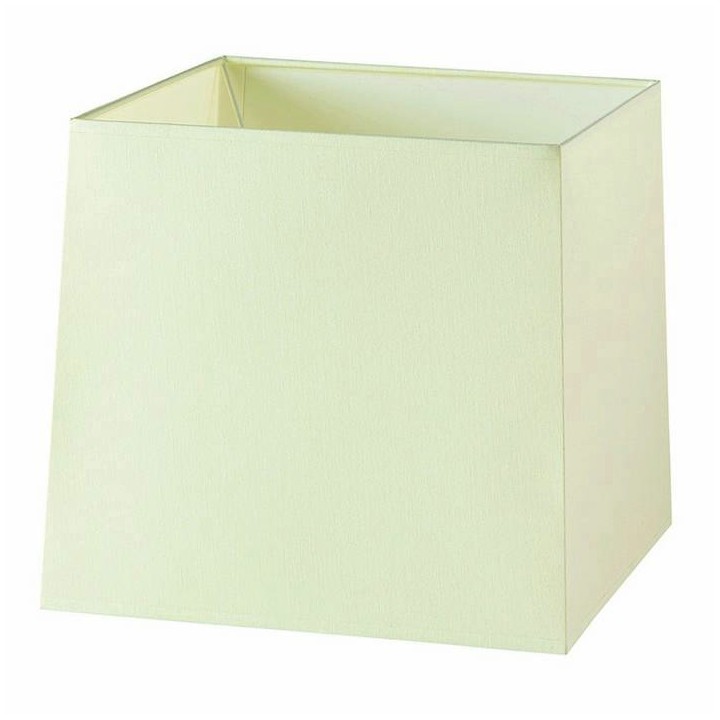 Pantalla para lámparas piramidal 25cm algodón  beige
