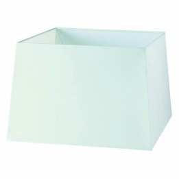Pantalla para lámparas piramidal 40cm algodón  blanco