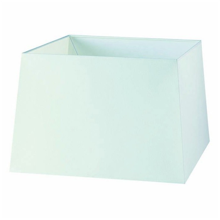 Pantalla para lámparas piramidal 40cm algodón  blanco