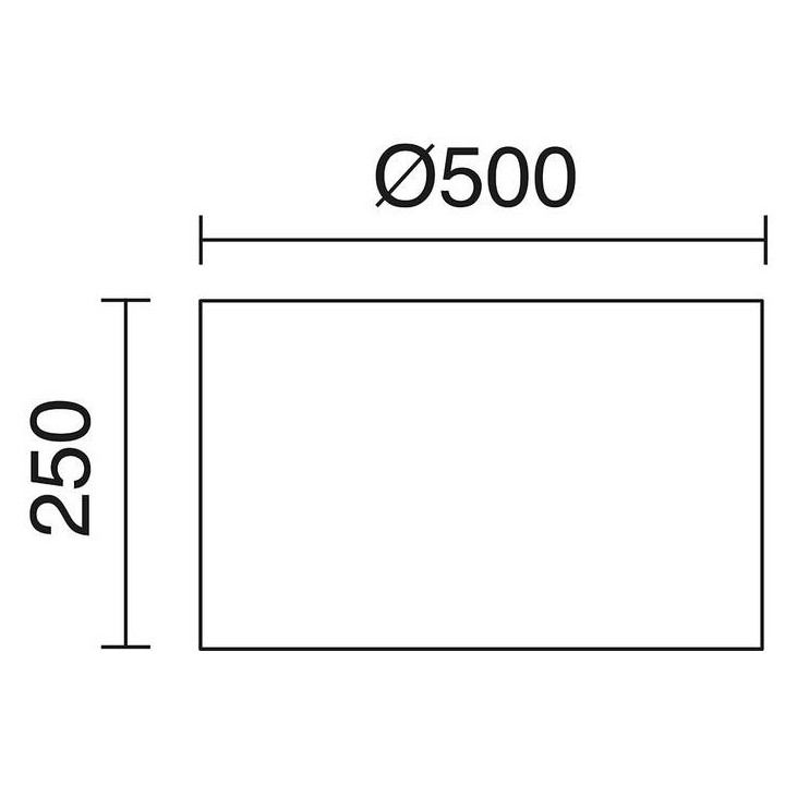 Pantalla para lámparas BLANCA Ø50