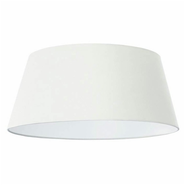 Pantalla para lámparas algodón blanco Ø50CM
