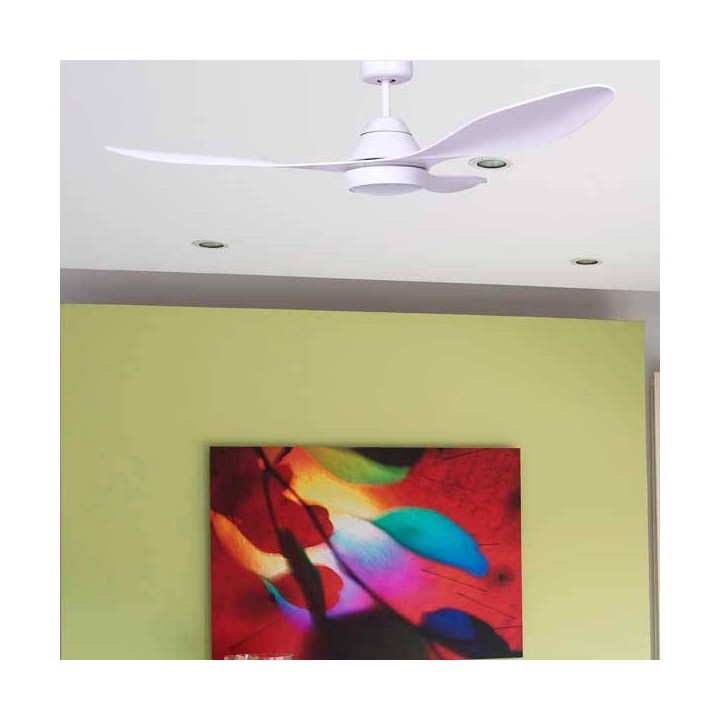 Ventilador de Techo Faro POLARIS Led 18W Blanco Ultrasilencioso