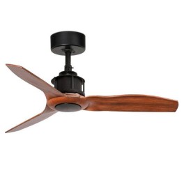 Ventilador de Techo Faro JustFan Xs Negro con Palas de Nogal