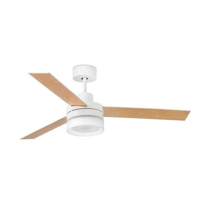 Ventilador de Techo Faro Ice Blanco con Altavoz Led 15W 3000K