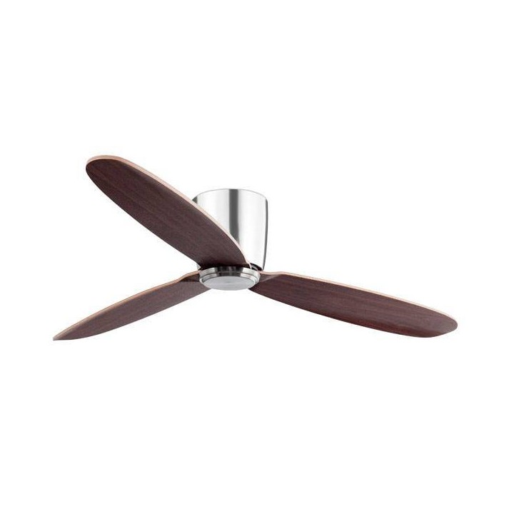 Ventilador de Techo Faro Nias Niquel Mate con luz opcional