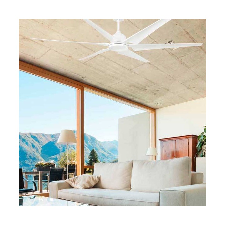 Ventilador de Techo Faro Cies Ø2100Mm Blanco de 6 Palas