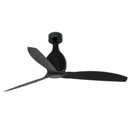 Ventilador de Techo Faro Mini Eterfan Ø1280 Cms Negro Mate Palas Negras