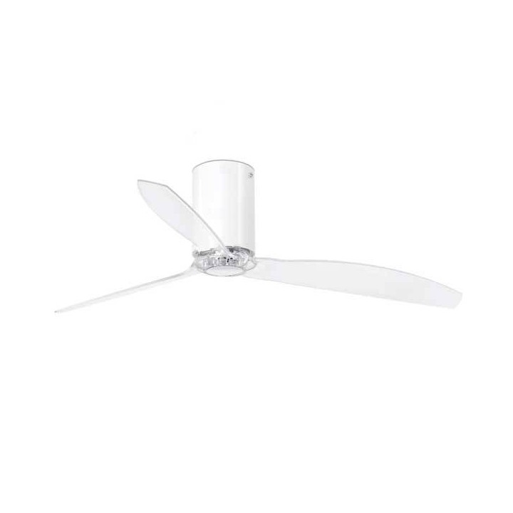 Ventilador de Techo Faro Mini Tube Blanco Brillo