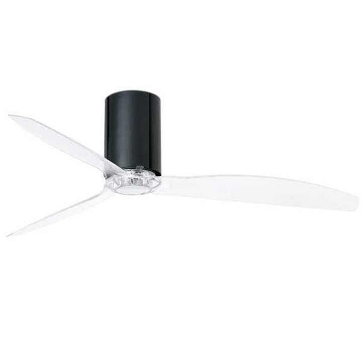 Ventilador de Techo Faro Mini Tube Negro Brillo