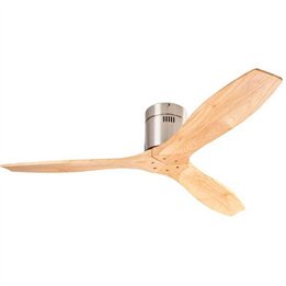 Ventilador de Techo Leds C4 Stem Niquel Satinado / Madera de Pino