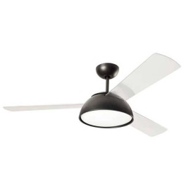 Ventilador de Techo Leds C4 Gregal con luz Led 25.8 W Negro Mate