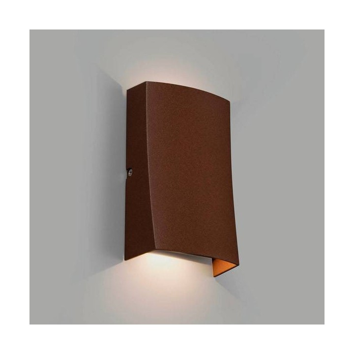 Aplique Led Faro NAIROBI Marrón óxido 6W 3000K