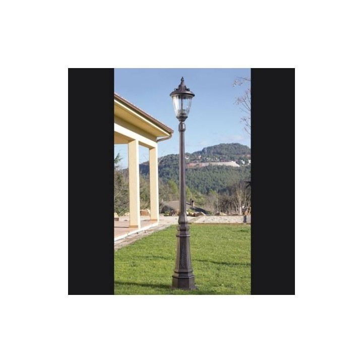 Cabezal para farola Forlight ADUR 3xE14 Marrón Óxido