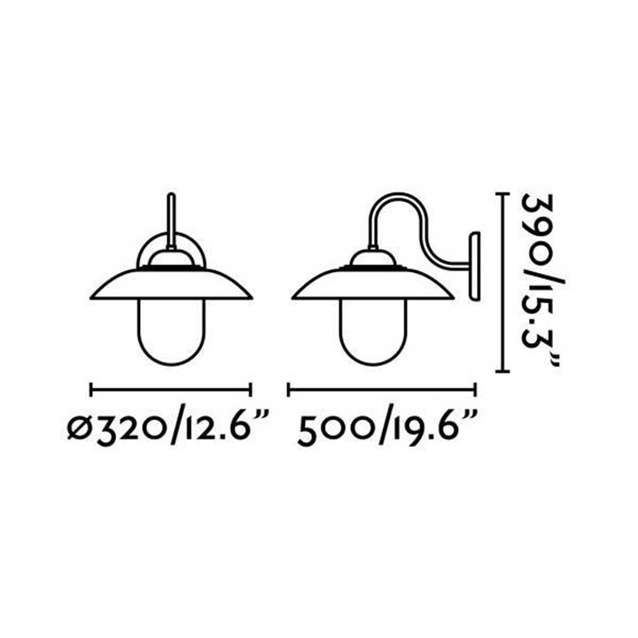 Aplique Faro HUDSON Negro  E27