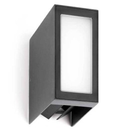 Aplique de exterior LED Faro LOG Gris Oscuro 9W 3000K