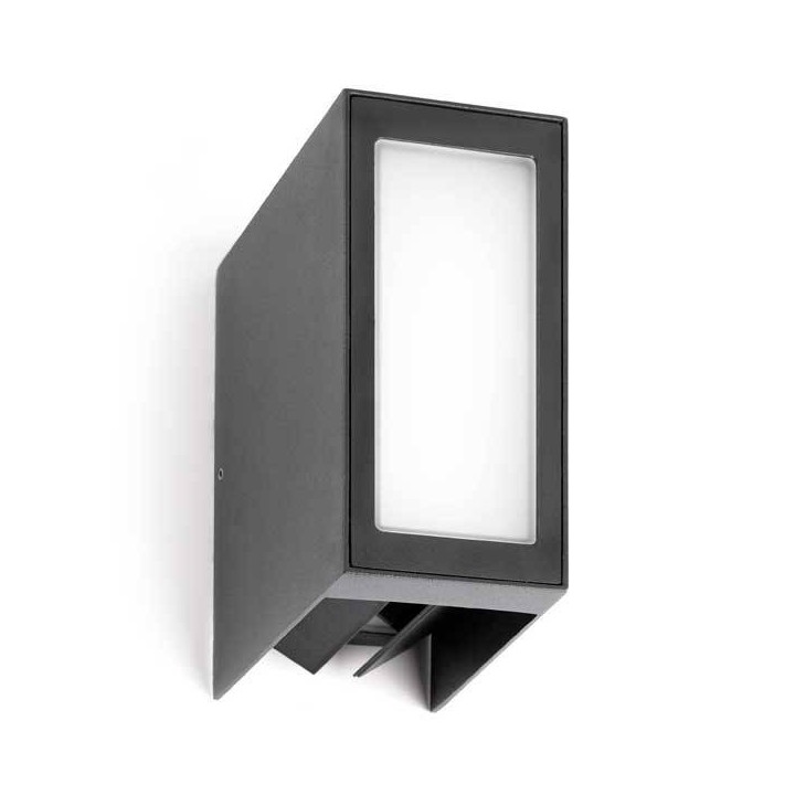 Aplique de exterior LED Faro LOG Gris Oscuro 9W 3000K