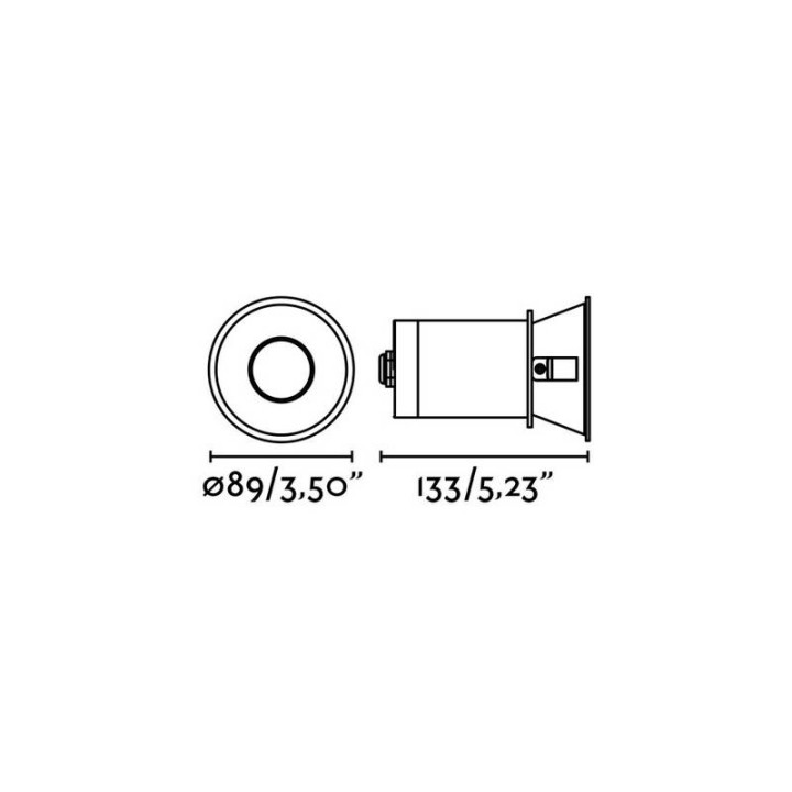 Lámparas empotrables Faro Fresh Ip65 Blanco Gu10 