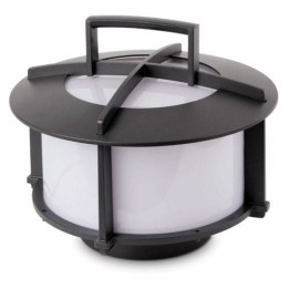 Farol portatil grande de aluminio Iny. CROSS-1 Portatil Exterior Gris Oscuro