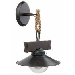 Aplique de Hierro NUDOS Interior Marrón oxido para pared E27