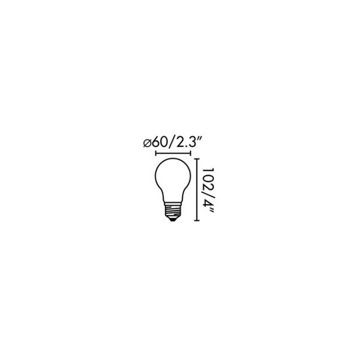 Bombillas LED Faro A60 Mate Led E27 8W 2700K Dimable 850Lm 