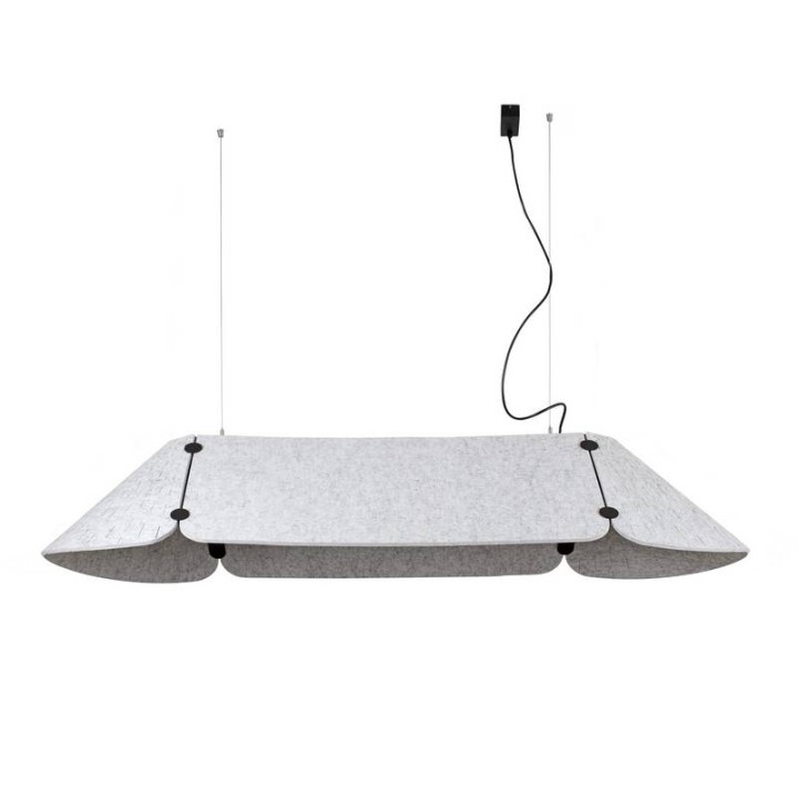 Lámpara colgante Faro Fonovia Gris 2400Mm 50W 3000K 