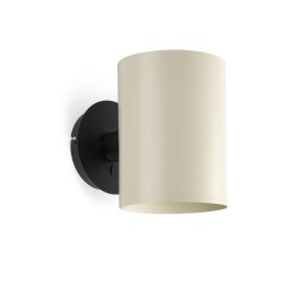 Faro Guadalupe Pantalla Cilindrica Beige 