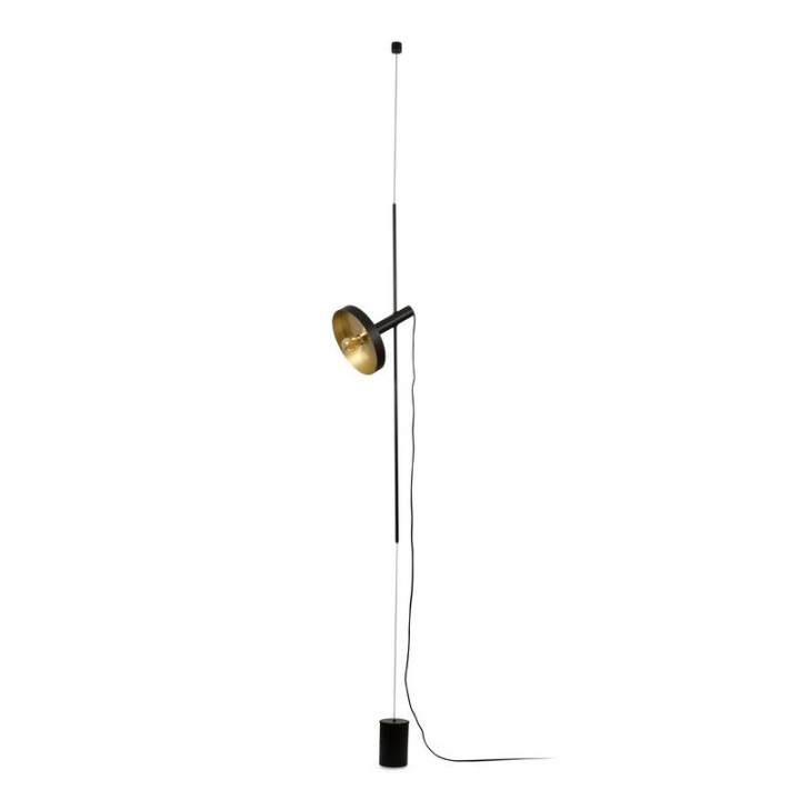 Lámparas Faro Whizz Colgante 1 X E27 Con Peso Negro /Oro 
