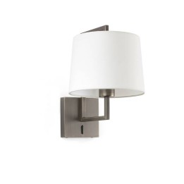 Apliques Faro Frame Oro Viejo Pantalla Blanca Ø215 