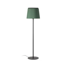 Lámparas Faro Savoy Pie De Salon Negro Pantalla Verde 