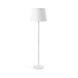 Lámparas Faro Savoy Pie De Salon Blanco Pantalla Blanca 
