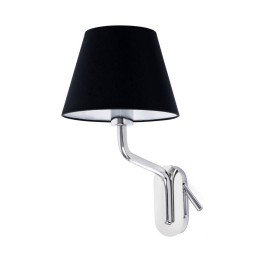 Apliques Faro Eterna Cromo E27 15W Lector Izquierda Led 