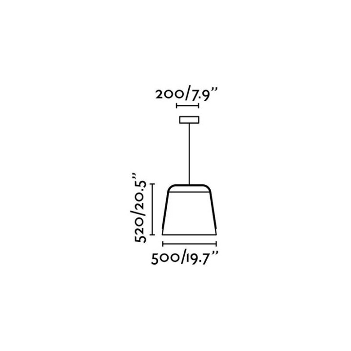 Lámpara colgante Faro Stood 1Xe27 Negro + Madera Max 20W 