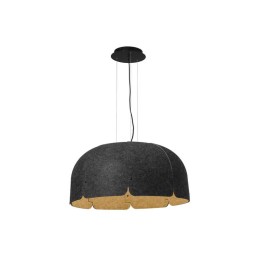 Lámpara colgante Faro Mute Gris Oscuro/ Marron Led 24W 3000K 