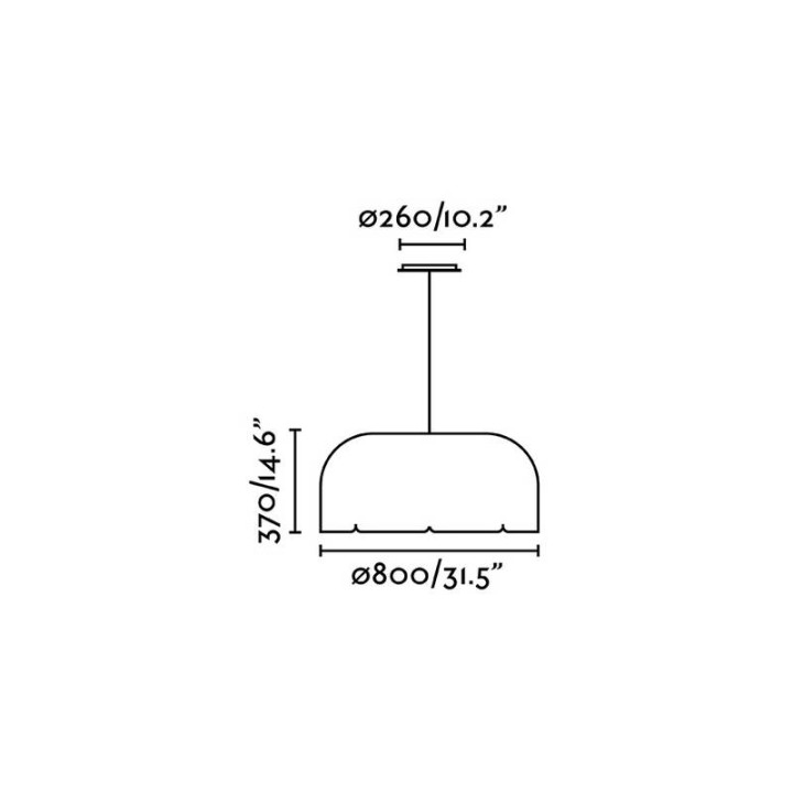 Lámpara colgante Faro Mute Gris Oscuro/ Marron Led 24W 3000K 