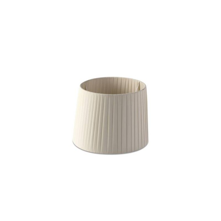 Faro Pantalla Encintada E27 Ø215*160*Ø190 Beige 