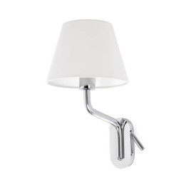 Apliques Faro Eterna Cromo E27 15W Lector Izquierda Led 