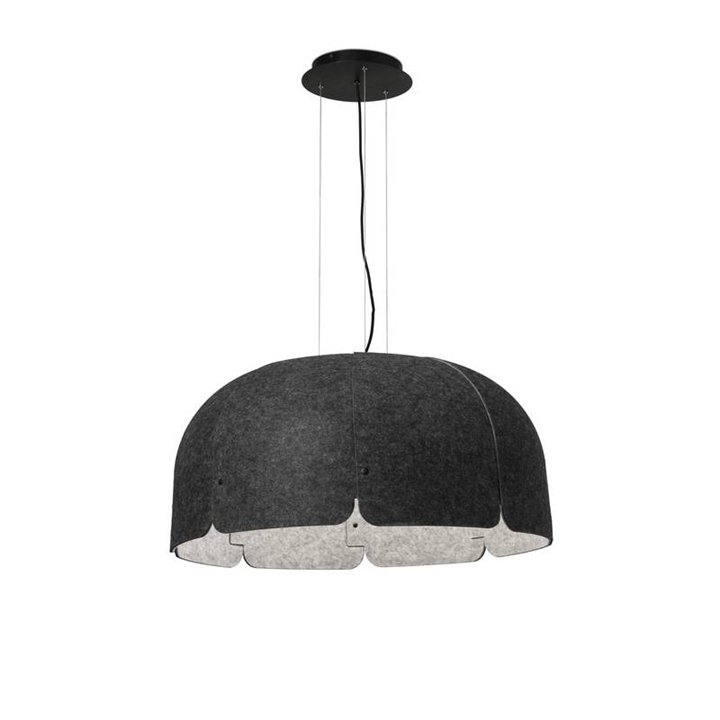 Lámpara colgante Faro Mute Gris Oscuro/Claro Led 24W 4000K 