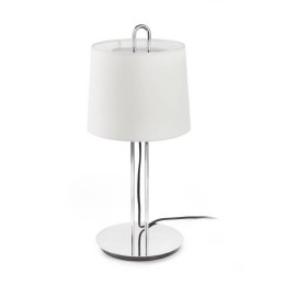 Lámparas Faro Montreal Sobremesa Blanco Pantalla Blanca 