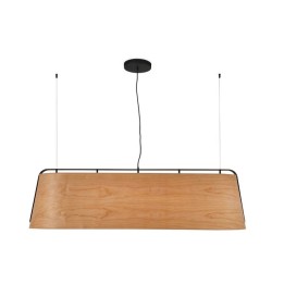 Lámpara colgante Faro Stood 5Xe27 Negro + Madera Max 20W 