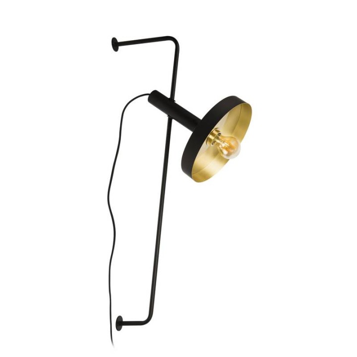 Apliques Faro Whizz 1 X E27 Negro Oro 