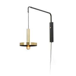 Apliques Faro Whizz Extensible Oro Satinado/ Negro 1Xe27 