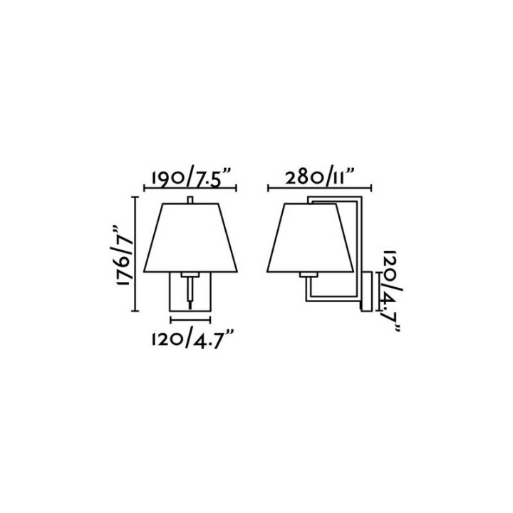 Apliques Faro Frame Niquel Mate 1Xe27 
